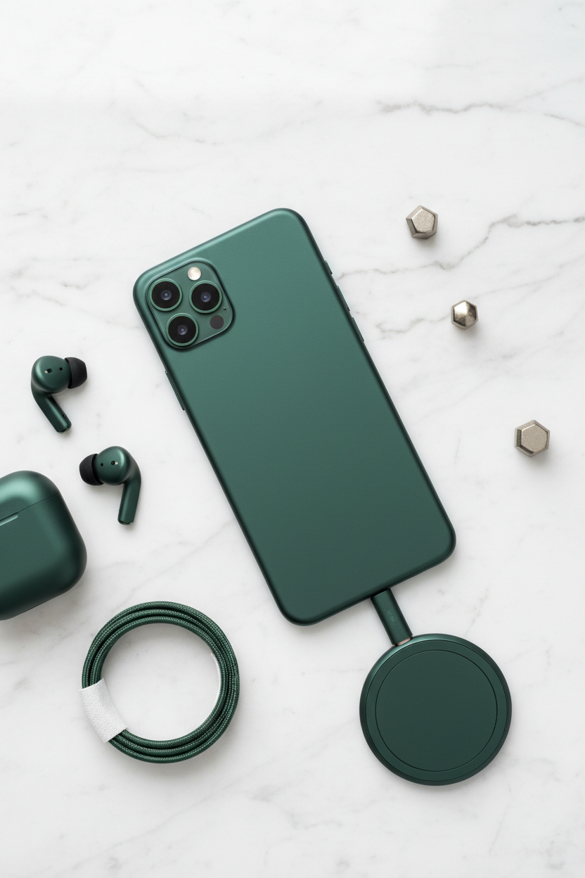 Midnight Green Smartphone