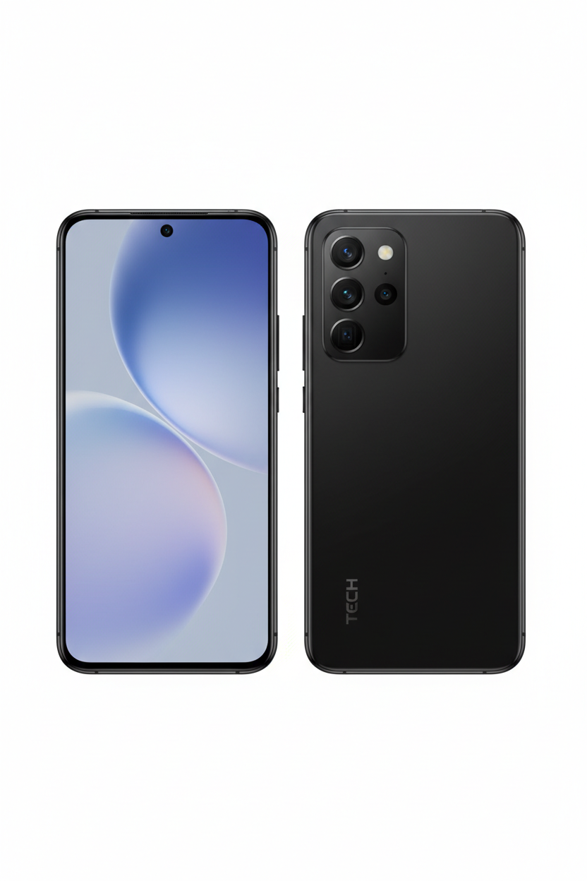 Matte Black Smartphone